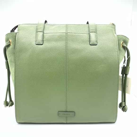 NWT Fossil Brooklyn Tote Chive - Picture 2 of 7